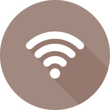 Wi-Fi vektör simgesi. düz simge sembolü.