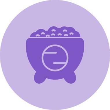 Patlamış mısır vektör çizim simgesi