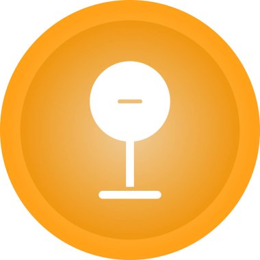 Tenis topu ikonu vektör illüstrasyonu