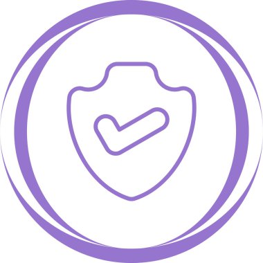 kalkan simgesi, vektör illüstrasyonu