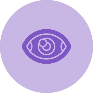 Göz simgesi vektör illüstrasyonu