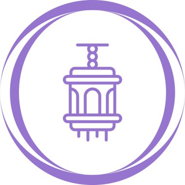 Cami simgesi vektör illüstrasyonu