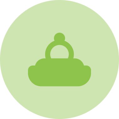 Şapka. Web simgesi basit illüstrasyon