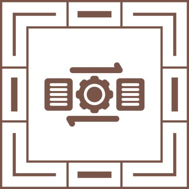 Bir kamera simgesinin vektör illüstrasyonu