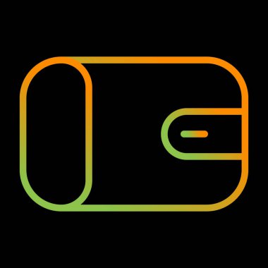 E harfinin vektör illüstrasyonu