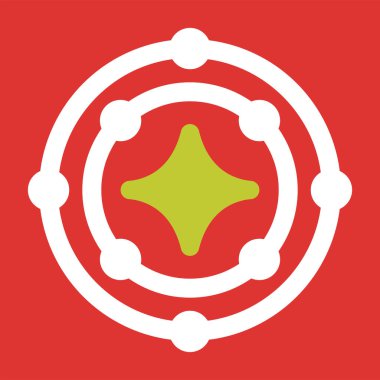 Vektör illüstrasyonu, simge ögesi arkaplanı