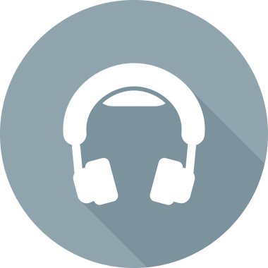 kulaklık vektör simgesi modern illüstrasyon