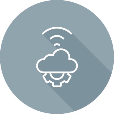 bulut vektör simgesi