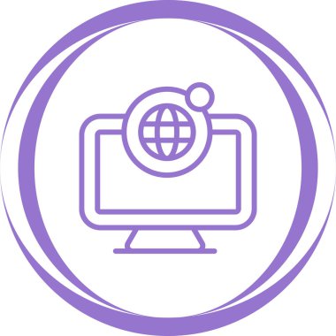 seo modern simgesinin vektör illüstrasyonu