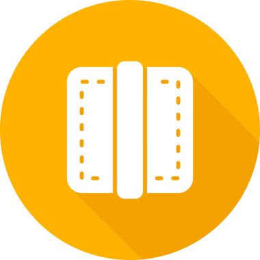 Kitap. Web simgesi basit illüstrasyon