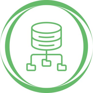 veritabanı simgesi çizimi