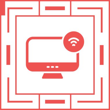 bilgisayar simgesi, vektör illüstrasyonu