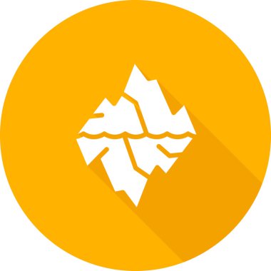 dağ ikonu vektörü. dağ simgesi.