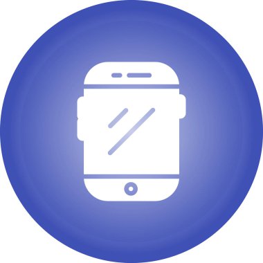 Akıllı telefon simgesinin vektör illüstrasyonu