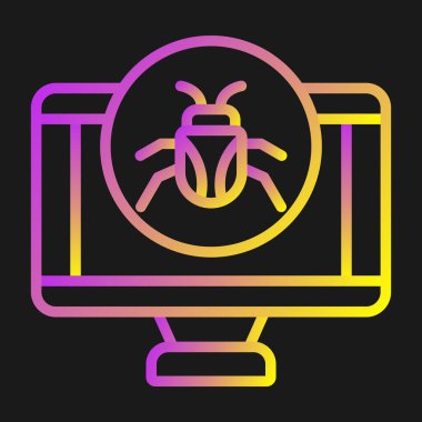 Bilgisayar web simge vektör çizim