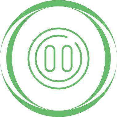 Bir müzik simgesinin vektör illüstrasyonu