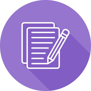 kalem vektör simgesi modern basit illüstrasyon