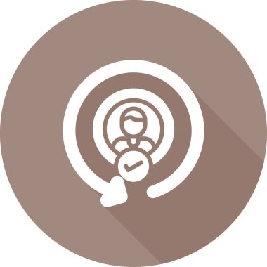 Modern simgenin vektör illüstrasyonu