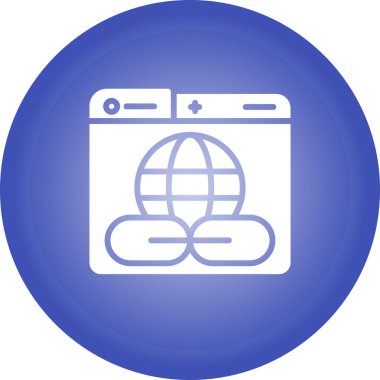 seo modern simgesinin vektör illüstrasyonu