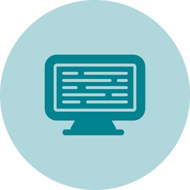 Bilgisayar web simge vektör çizim