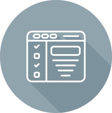 Ağ tarayıcı simgesi soyut arkaplanda izole edildi