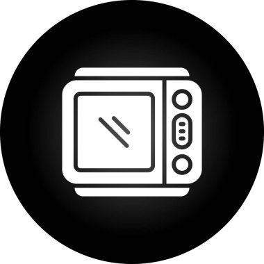 Vektör TV simgesi illüstrasyonu