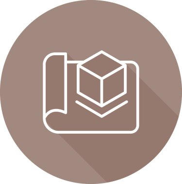 Modern bir simgenin vektör illüstrasyonu