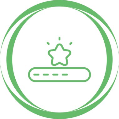 Moda tasarım tarzında bir noel yıldızı simgesi