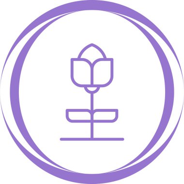 Ağaç simgesinin vektör illüstrasyonu