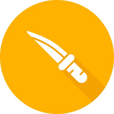 Bıçak. Web simgesi basit illüstrasyon
