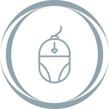 Fare. Web simgesi basit illüstrasyon