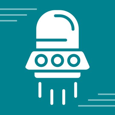 Yeşil arkaplanda bilgisayar simgesi olan yeşil sunucu. Sunucu servis işareti. Soyut çember rastgele noktalar. vektör illüstrasyonu