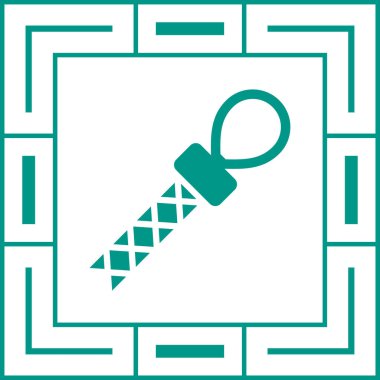 trend biçimi izole edilmiş arkaplanda anahtar simgesi