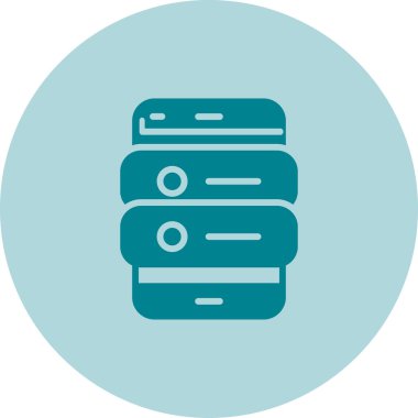 Dosya simgesi tasarımının illüstrasyon vektör grafiği