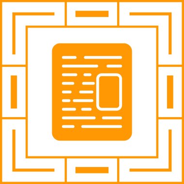 Bir kitap simgesinin vektör illüstrasyonu