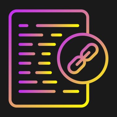 belge simgesi vektör illüstrasyonu