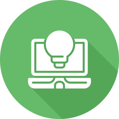 dizüstü bilgisayar simgesi, vektör illüstrasyonu