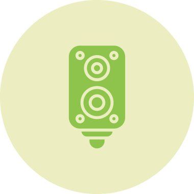 Eşsiz elektronik makine çizgisi vektör simgesi