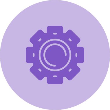 Teçhizat Web simgesi basit illüstrasyon