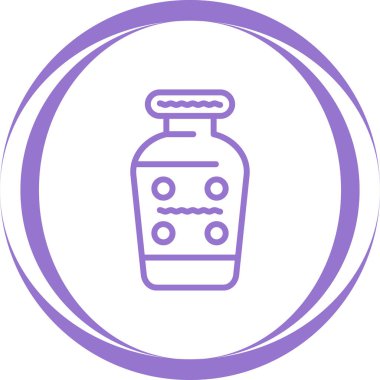 şişe simgesi vektör illüstrasyonu