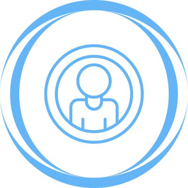 avatar. Web simgesi basit illüstrasyon