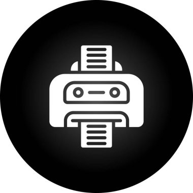 robot ikon vektör illüstrasyonu
