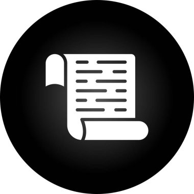 Kağıt belge. basit tasarım vektörü.