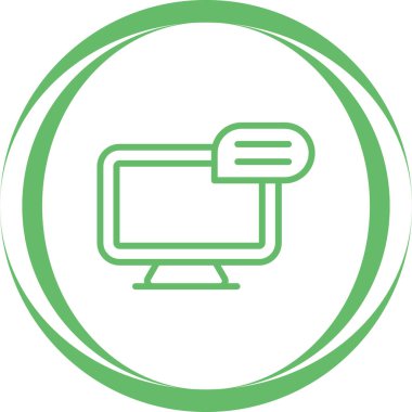 Bilgisayar web simge vektör çizim