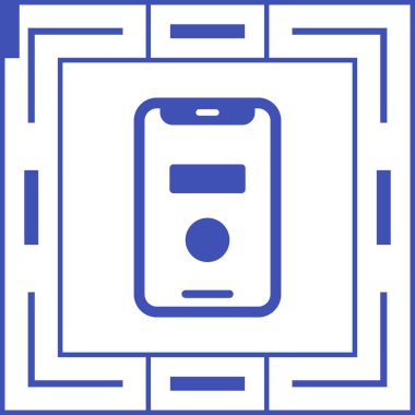 Pil. Web simgesi basit illüstrasyon