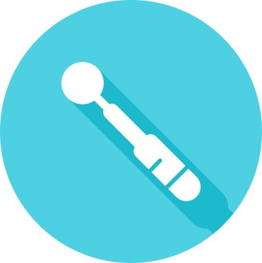 Termometre simgesinin vektör illüstrasyonu