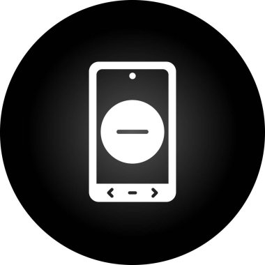 Web ve mobil için akıllı telefon vektör simgesi