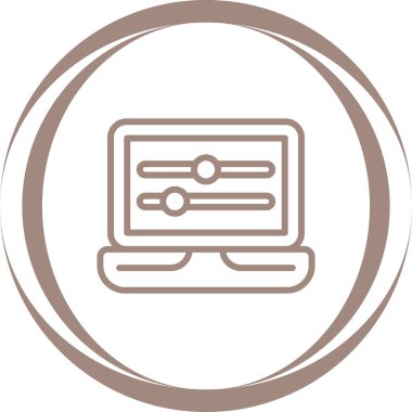 Seo simgesinin vektör illüstrasyonu