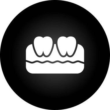 Bir dişin vektör çizimi