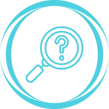 Arama simgesi vektör illüstrasyonu